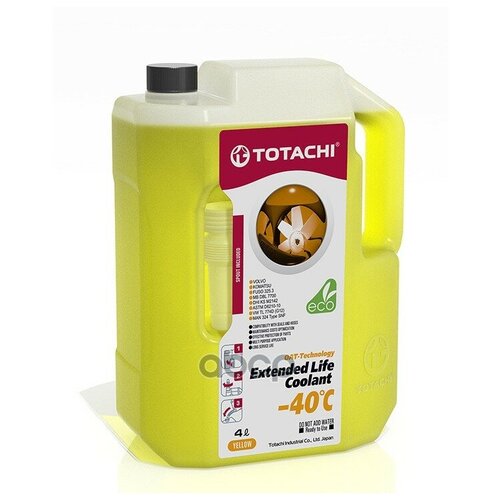 Охлаждающая Жидкость Низкозамерзающая Totachi Extended Life Coolant -40 C , 4л TOTACHI арт. 43704