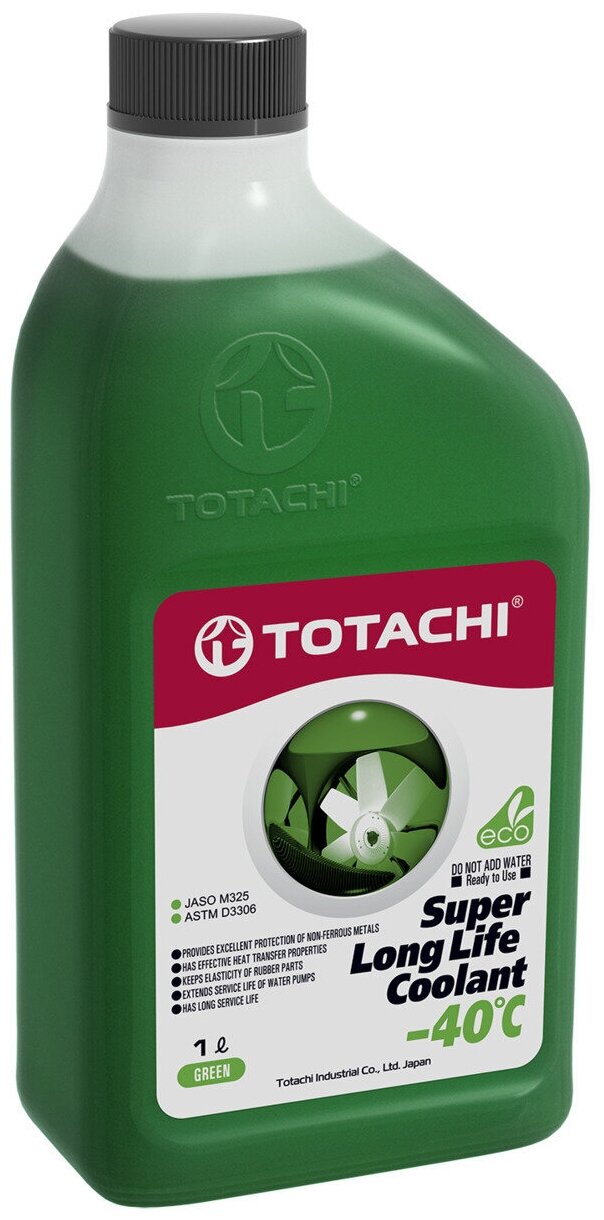 Охлаждающая Жидкость Totachi Super Llc Green -40c 1л. TOTACHI арт. 4589904520518