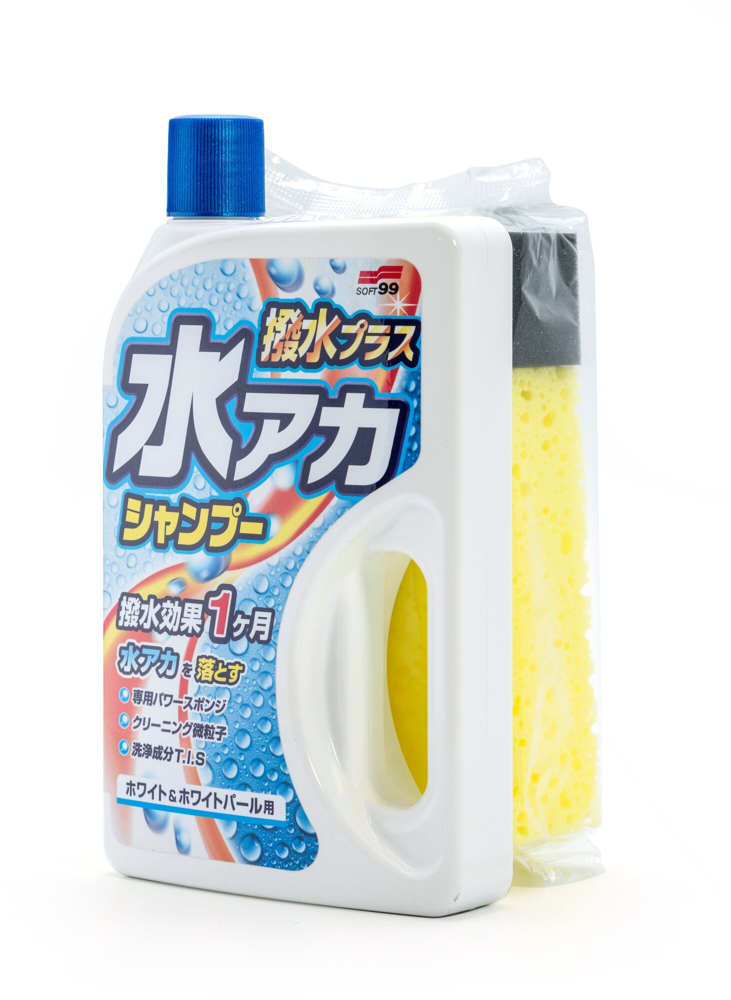 Шампунь для кузова защитный Soft99 Super Cleaning Shampoo + Wax для светлых, 750 мл