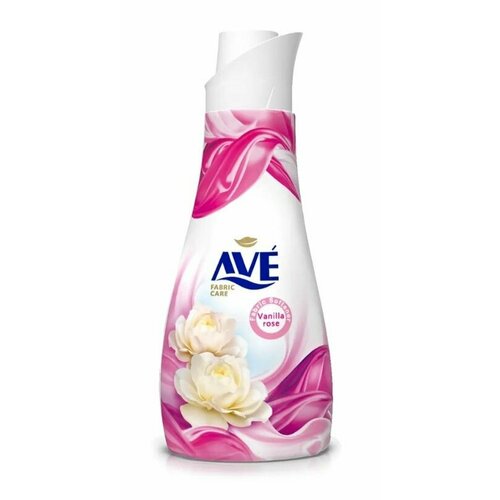 Кондиционер для стирки белья AVE Розовая ваниль, теплые духи, 1 литр