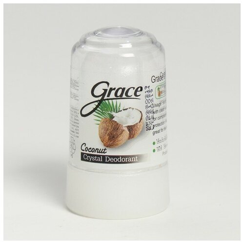 Grace Дезодорант-кристалл минеральный Grece кокосовый, 70 гр