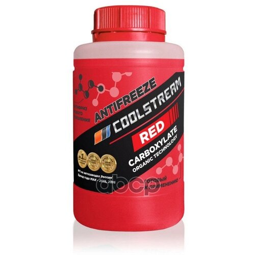 Антифриз Coolstream Red G12+ Готовый -40 Красный 0,9 Кг Cs-010901-Rd Coolstream арт. CS-010901-RD