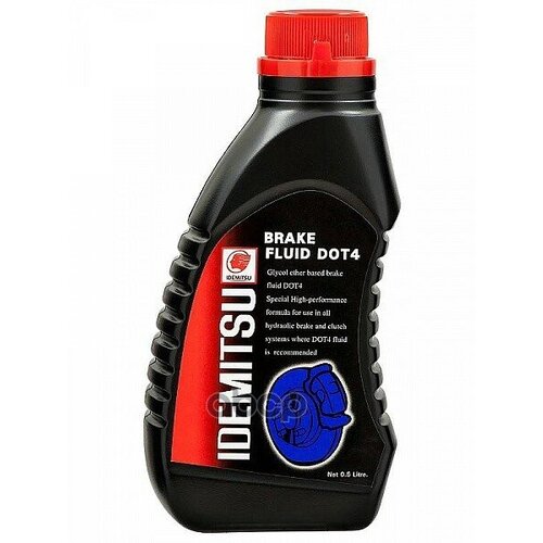 Idemitsu Brake Fluid Dot-4 (0,5L)_Жидкость Тормозная! IDEMITSU арт. 30485005812