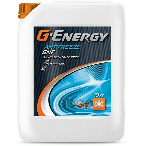 Антифриз G12/G+12 G-Energy Antifreeze Snf 40 Готовый (Красный) 10Кг G-Energy арт. 2422210101