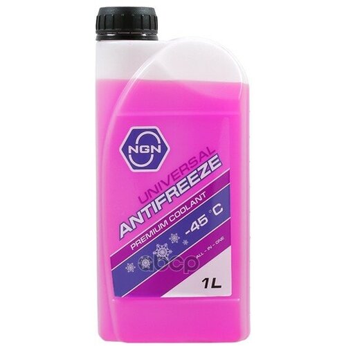 Антифриз, Готовый Раствор Universal Antifreeze G12++ -45 Фиолетовый 1Л NGN арт. V172485650