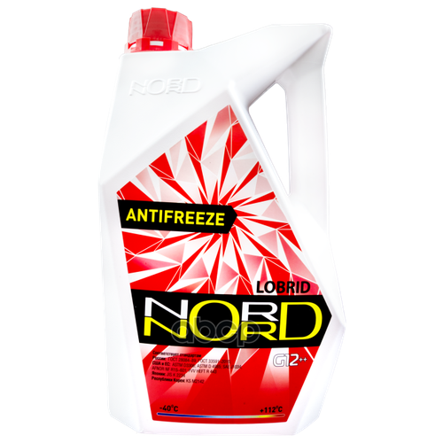 Антифриз Nord High Quality Antifreeze Готовый -40C Красный 3 Кг Nr 22243 nord арт. NR 22243