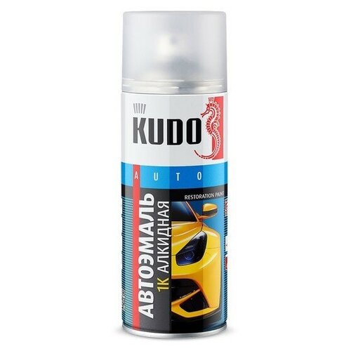 Эмаль KUDO 201 белая, 520 мл, аэрозоль KU-4007