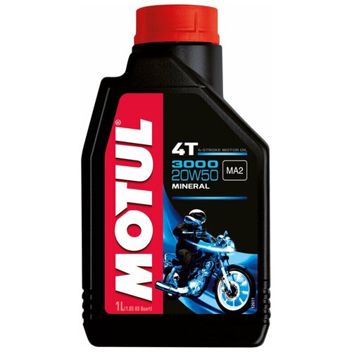 Моторное масло MOTUL 3000 4T SAE 20W-50 1 л ( 104048)