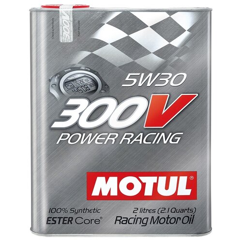 Масло моторное MOTUL 300V Power Racing 5W30 син (2л) 104241