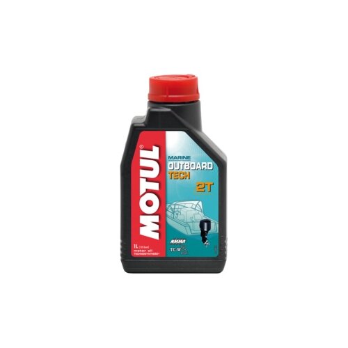 Моторное масло MOTUL Outboard Tech 2T, полусинтетическое, 1 л, (102789)