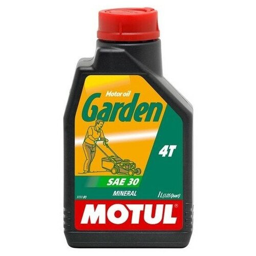 Моторное масло MOTUL Garden 4T SAE 30, минеральное, 1л (102787)