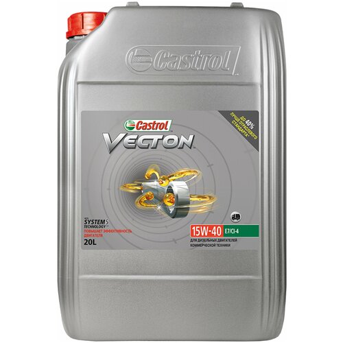 CASTROL 15B9C6 CASTROL Vecton 15W40 (20L)_масло моторное! мин.\ACEA E4/E7,API Cl-4,Volvo VDS-3, RVI RLD-2, MB 228.3