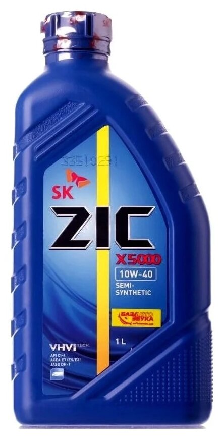 Полусинтетическое моторное масло ZIC A 10W-40, 4 л