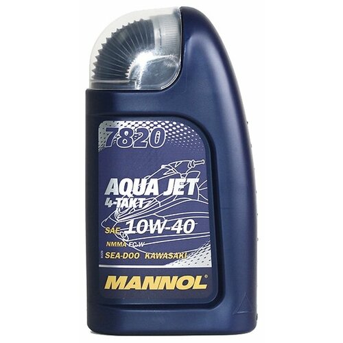 Полусинтетическое моторное масло Mannol 7820 Aqua Jet 4-Takt, 1 л