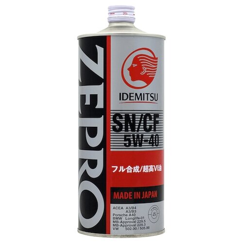 IDEMITSU Zepro Euro Spec SN/CF 5W-40 Моторное масло 1л