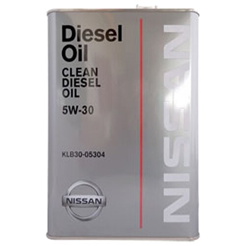 Синтетическое моторное масло Nissan Clean Diesel 5W-30, 4 л