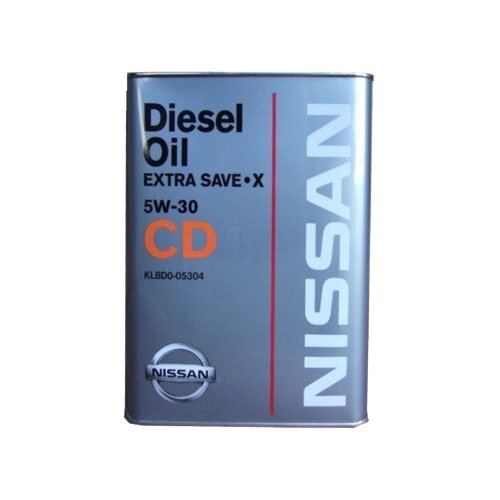 NISSAN Oe Nissan 5w30 4l Масло Моторное Diesel Cd Extra Save X Api: Cd