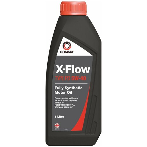 COMMA XFPD4L Масло моторное 5W40 COMMA 4л синтетика XFLOW TYPE PD