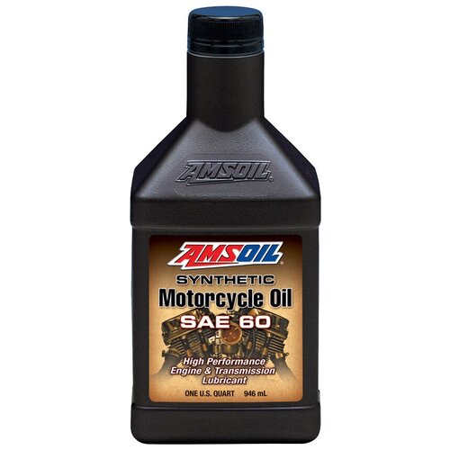 Синтетическое моторное масло AMSOIL Synthetic Motorcycle Oil 60, 0.946 л