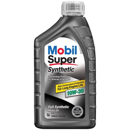 Синтетическое моторное масло MOBIL Super Synthetic 10W-30, 0.946 л