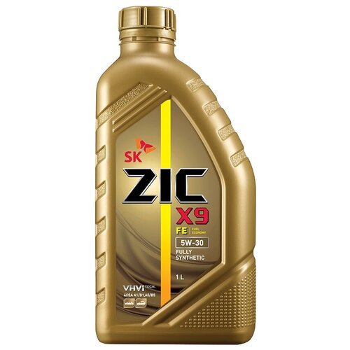 Моторное масло ZIC X9 FE 5W-30, синтетическое, 1 л