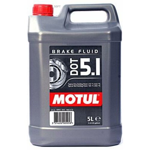 Жидкость Тормозная Motul Dot 5.1 Brake Fluid Dot5.1 5 Л 100952 MOTUL арт. 100952