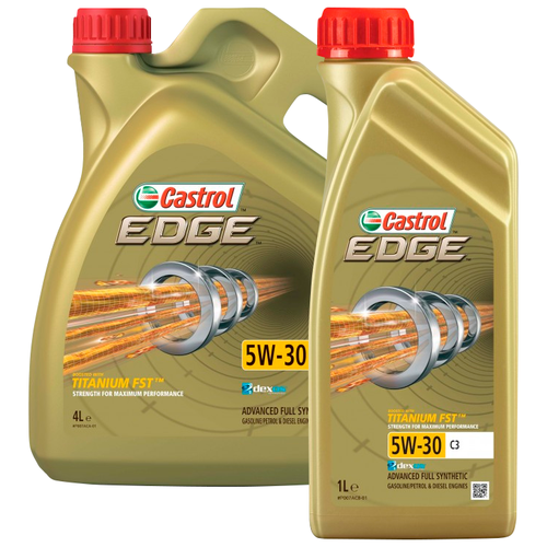Моторное масло Castrol EDGE 5W-30 C3 синтетическое, 5 л