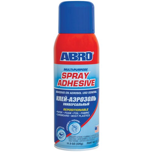 Клей аэрозоль Abro Multi Purpose Spray Adhesive универсальный 326 г