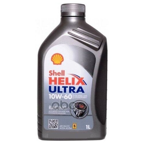 Shell Масло Моторное 10w60 Shell 1л Синтетика Helix Ultra Racing Eu