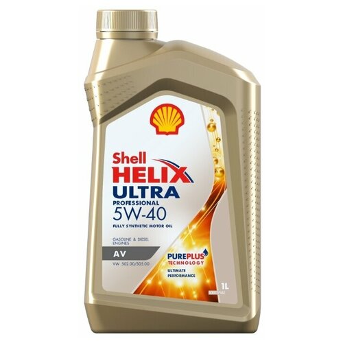 SHELL 550046359 Масло моторное синтетическое Shell Helix Ultra Professional AV 5W-40 (1л)