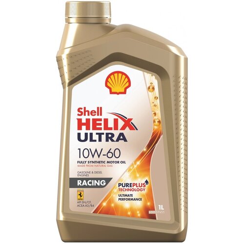 Shell Масло Моторное Синтетическое Helix Ultra Racing 10w-60, 1л