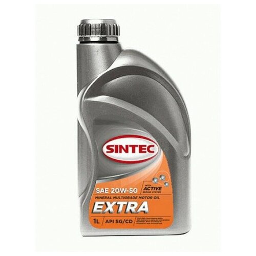 Масло моторное SINTEC Экстра 20W50 SG/CD минеральное 1л 7992-01