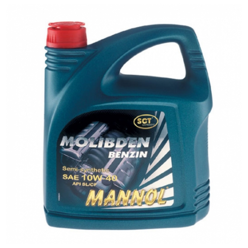 Моторное масло Mannol MOLIBDEN BENZIN 10W-40 4л