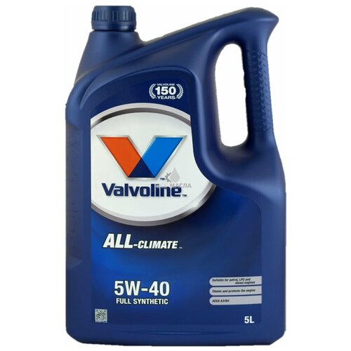 Valvoline Масло Моторное All Climate 5w40 5л