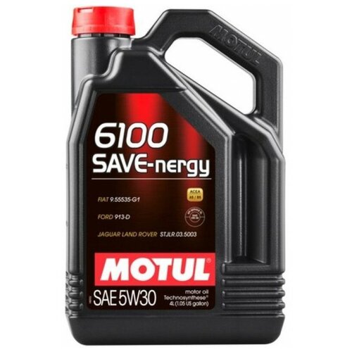Моторное масло MOTUL 6100 SAVE-nergy 5w-30, 4 литр