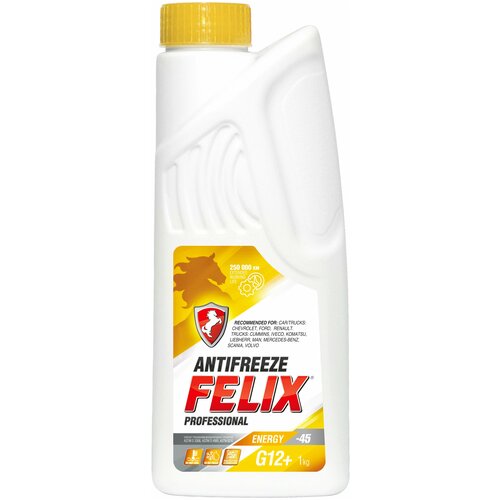 Антифриз Felix Energy G12+ жёлтый 1 л.