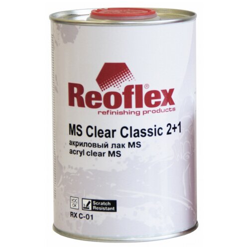 Лак REOFLEX MS Clear Classic 2+1 1000 мл 1.1 кг