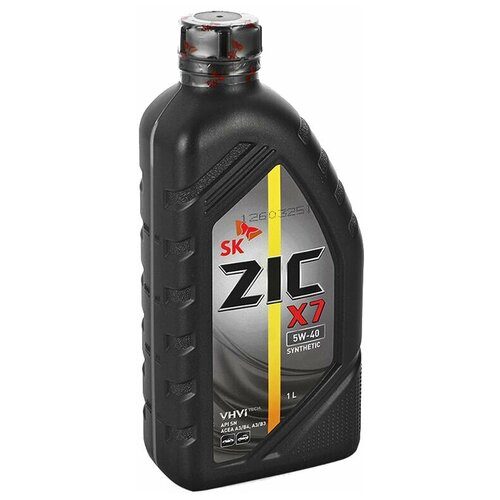 Моторное масло ZIC X7 5W-40, синтетическое, 1 л