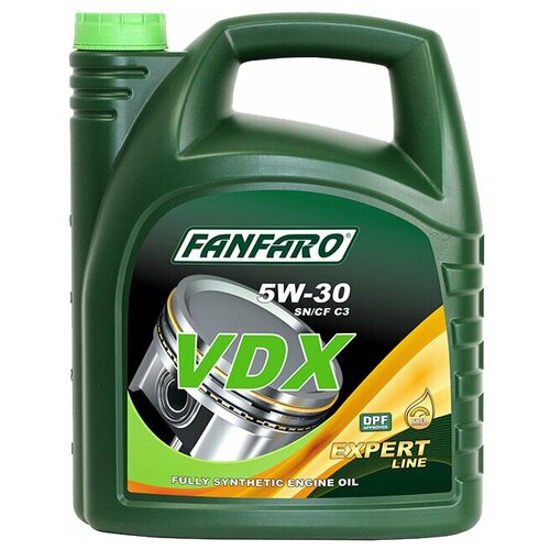 Синтетическое моторное масло FANFARO VDX 5W-30, 5 л