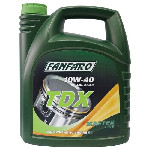 Полусинтетическое моторное масло FANFARO TDX 10W-40, 5 л