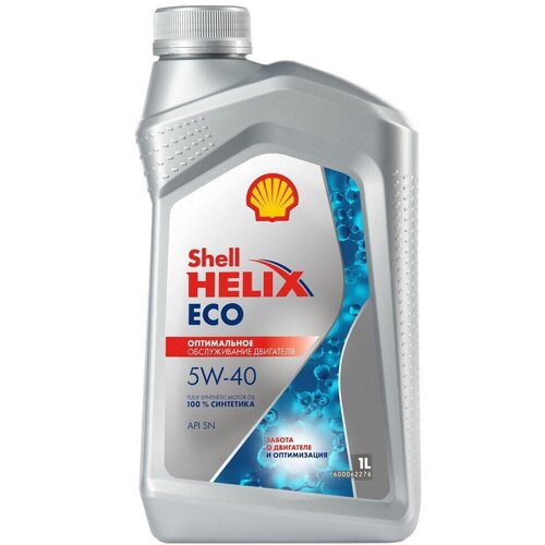 Синтетическое моторное масло SHELL Helix ECO 5W-40, 1 л