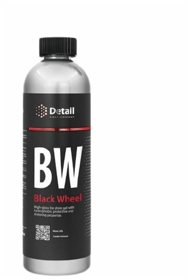 Detail Чернитель шин глянцевый, гель BW ""Black Wheel"", 500мл DT-0257 .