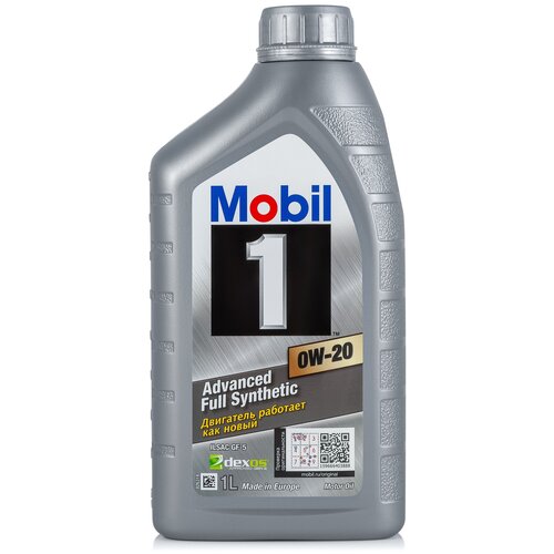 Моторное синтетическое масло MOBIL 1 0W20 1L (155248)