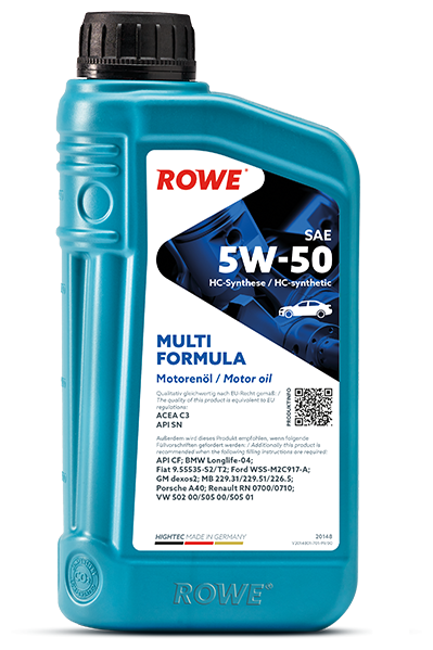 Моторное масло ROWE HIGHTEC MULTI FORMULA 5W-50 1л.