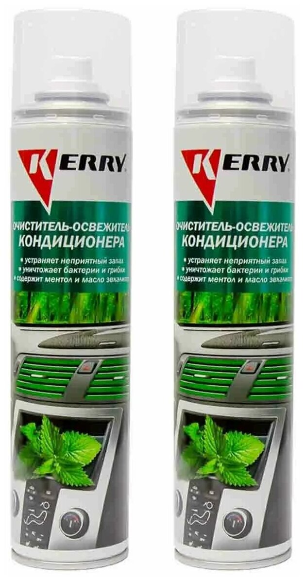 Очиститель Кондиционера "Kerry" (400 Мл) (Аэрозоль) (Prof) Kerry арт. KR-916