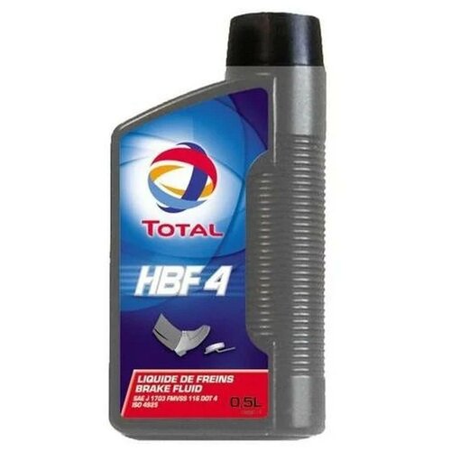 Жидкость тормозная TOTAL DOT 4 HBF 4 0,5л (181942) 213824 TOTAL 213824