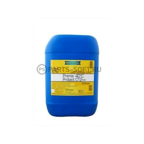 RAVENOL 4014835756120 Антифриз готовый к прим. лила RAVENOL LTC Lobrid Technology Coolant Premix -40 C12 20 л