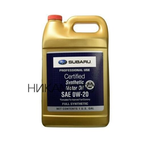 Моторное масло subaru synthetic sae 0w 20 3,780л SUBARU SOA427V1315