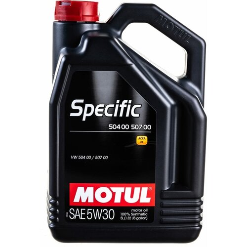 Motul 5W30 5L Specific VW масло моторное API SL CF, ACEA A3 B4 C3, VW 504 00 507 00 синт MOTUL 106375