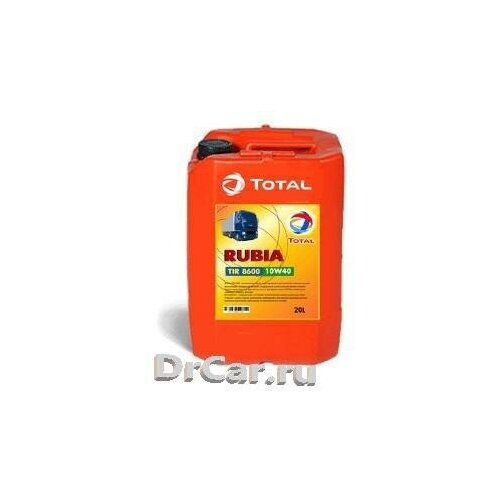 TOTAL Моторное масло дизельное TOTAL RUBIA TIR 8600 10W40 20L